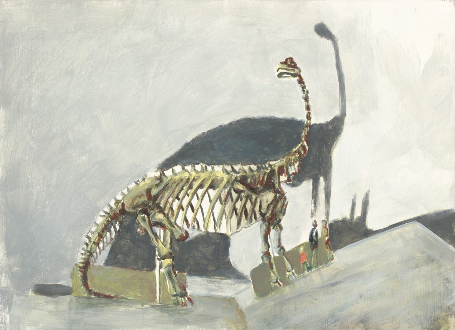 The Paleontologist (2015), 43.5 x 60.1 cm, acrylic on panel